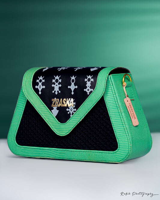 LA NIGERIENNE BEIGE/NOIR